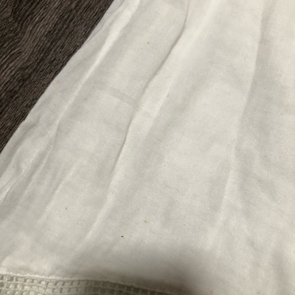 Abercrombie Kids White Halter Sequin Eyelet Lace Ruffle Hem Dress 7/8 Boho Beach - Picture 8 of 10